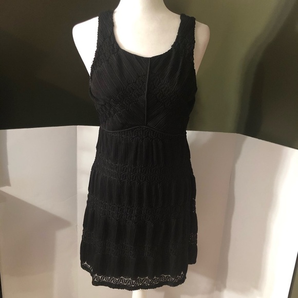 Maurices Dresses & Skirts - Maurices Black Crochet/Lace Sleeveless Dress Sz S